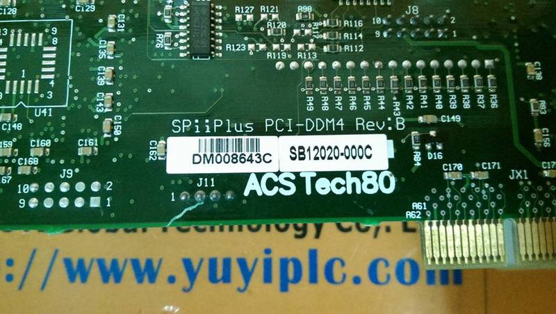 ACS TECH80 MOTION SPIIPLUS PCI-DDM4 REV.B CONTROLLER - 裕益科技自動化設備可程式編碼器 ...